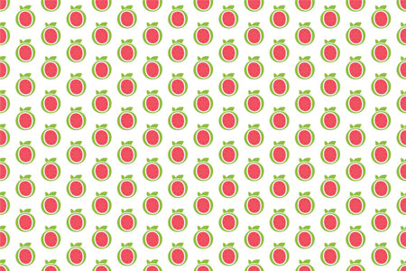 Guava fruit seamless pattern background. Abstract guava seamless pattern background can be used as a...