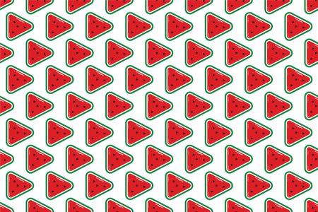 Fruit watermelon seamless pattern background. Abstract seamless pattern background of watermelon