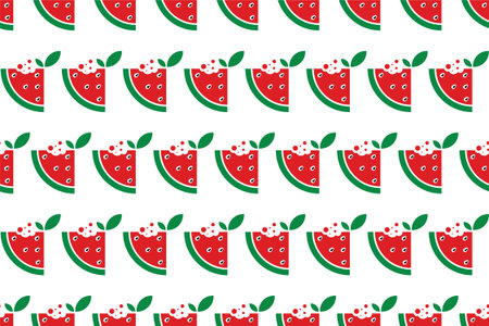 Fruit watermelon seamless pattern background. Abstract seamless pattern background of watermelon