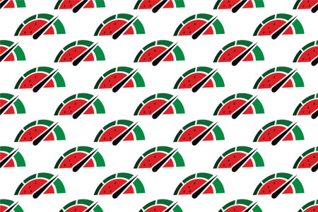 Fruit watermelon seamless pattern background. Abstract seamless pattern background of watermelon