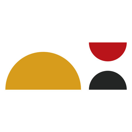 Abstract boho background template. Bohemian banner illustration in earth tone colorのイラスト素材