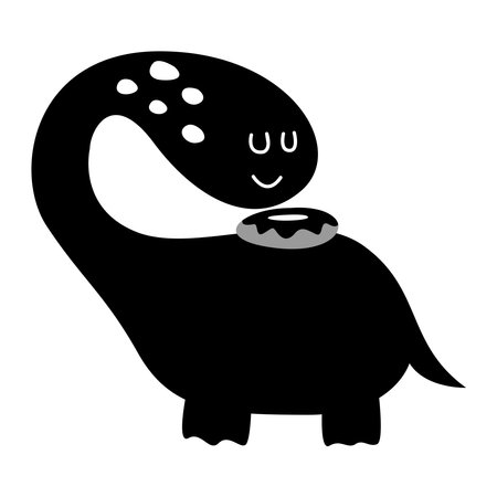 Cute dino clip art kids nursery. Scandinavian dino nursery wall art decor inのイラスト素材