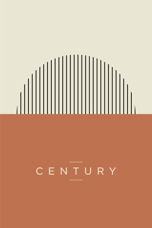 Abstract Wavy Lines Boho Wall Art Decor. Printable Boho Wall Art Posterのイラスト素材