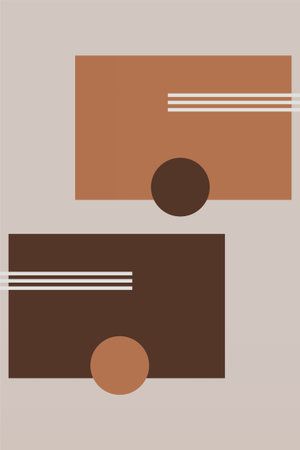 Abstract wall art decor printable. Abstract mid century wall decorのイラスト素材