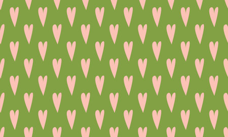 Seamless repeating heart pattern with a romantic and cute style. Suitable for Valentineâ€™s Day...