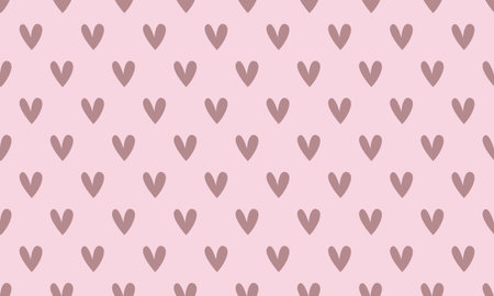 Seamless repeating heart pattern with a romantic and cute style. Suitable for Valentineâ€™s Day...