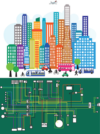 metropolitanのイラスト素材