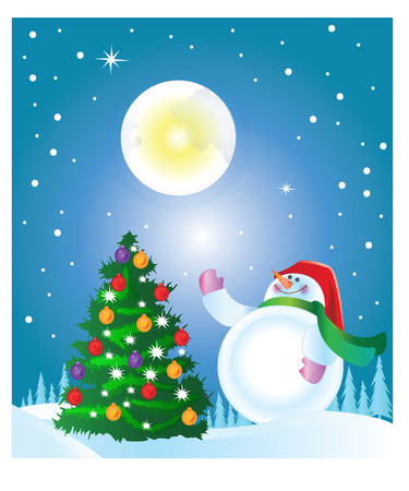 snowmanのイラスト素材