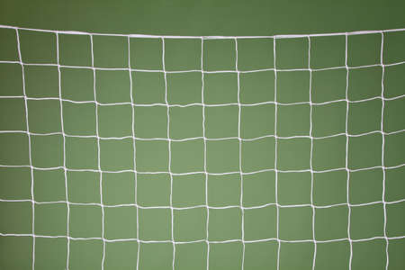 Soccer goal net,green backgroundの写真素材