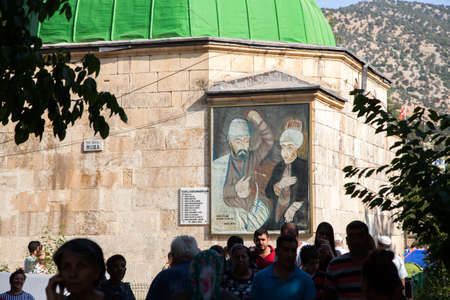 Antalya,Turkey - 06-25-2016:Abdal Musa Tomb in Elmali district of Antalyaのeditorial素材