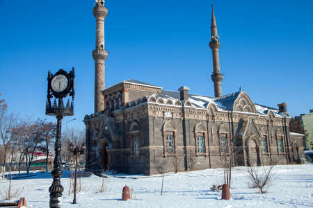 Kars,Turkey.Fethiye Mosque which had been built as a church (Aleksandr Nevski Church) is one of the symbols of this old city of East Region of Anatolia.の写真素材