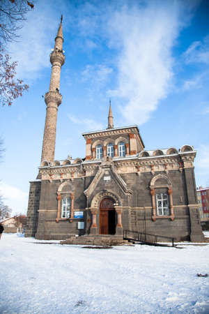 Kars/Turkey - 01/22/2016: Fethiye Mosque which had been built as a church (Aleksandr Nevski Church)...