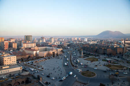 Kayseri,Turkey - 01-21-2014:Kayseri old city view from aboveのeditorial素材