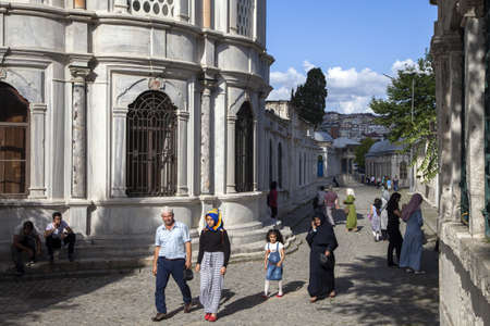 Istanbul,Turkey - 07-06-2016:An old street in Eyup districtのeditorial素材