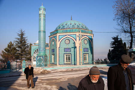 Kutahya,Turkey - 02-02-2017:View of the historical tiled mosque.のeditorial素材