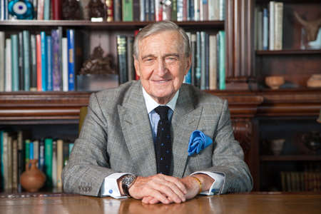 Istanbul/Turkey - 01/29/2015 : Portrait of Turkish business Rahmi Kocのeditorial素材