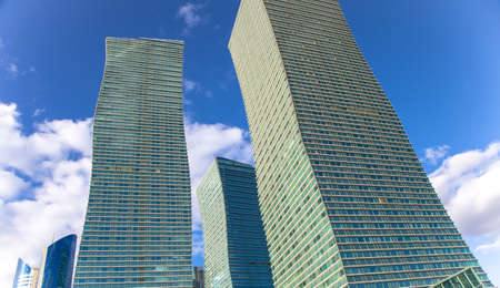 Nur Sultan,Kazakhstan - 04-24-2017:New office and skyscrapers in the capital of Kazakhstanのeditorial素材