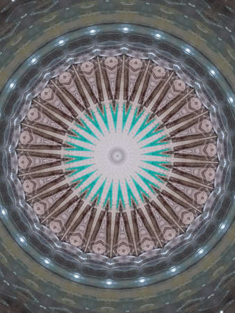 Abstract kaleidoscope background. Beautiful multicolor texture.の写真素材