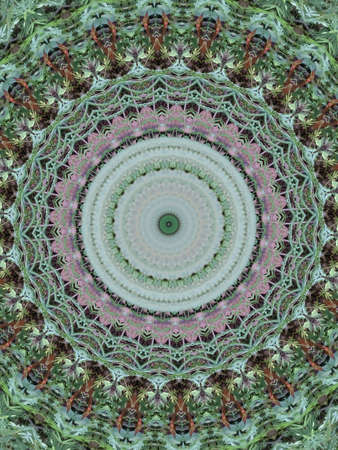 Abstract kaleidoscope background. Beautiful multicolor texture.の写真素材