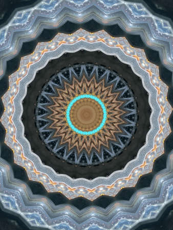 Abstract kaleidoscope background. Beautiful multicolor texture.の写真素材