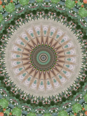 Abstract kaleidoscope background. Beautiful multicolor texture.の写真素材