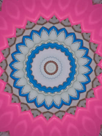 Abstract kaleidoscope background. Beautiful multicolor texture.の写真素材