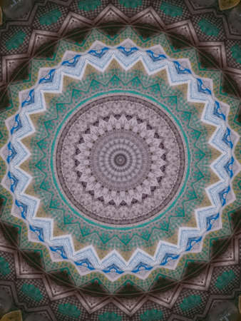 Abstract kaleidoscope background. Beautiful multicolor texture.の写真素材