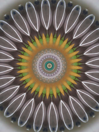 Abstract kaleidoscope background. Beautiful multicolor texture.の写真素材
