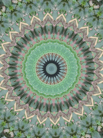 Abstract kaleidoscope background. Beautiful multicolor texture.の写真素材