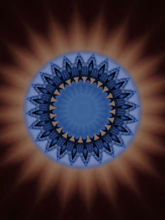 Abstract kaleidoscope background. Beautiful multicolor texture.の写真素材