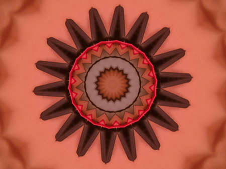 A very beautiful colorful kaleidoscopeの写真素材