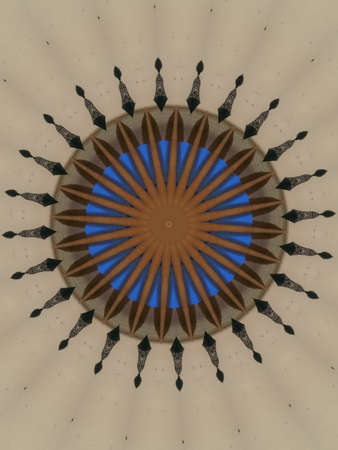 A very beautiful colorful kaleidoscopeの写真素材