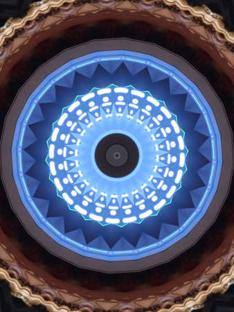 A very beautiful colorful kaleidoscopeの写真素材