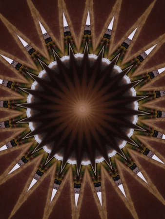 A very beautiful colorful kaleidoscope