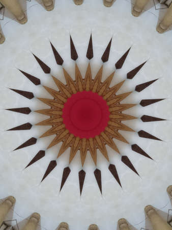 A very beautiful colorful kaleidoscopeの写真素材