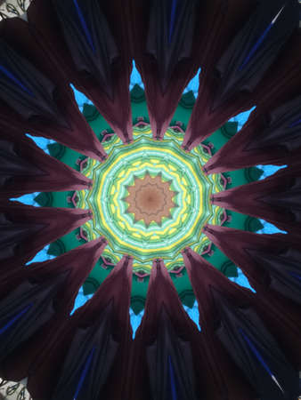 A very beautiful colorful kaleidoscopeの写真素材