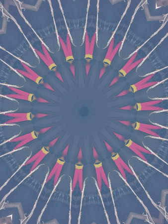 A very beautiful colorful kaleidoscopeの写真素材