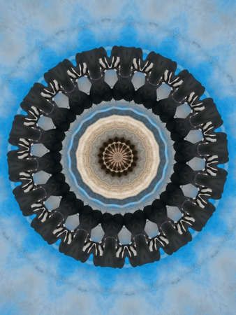 A very beautiful colorful kaleidoscopeの写真素材