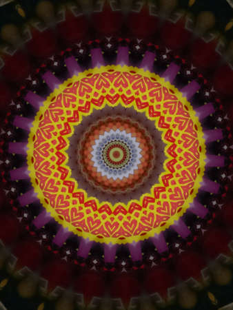 A very beautiful colorful kaleidoscope