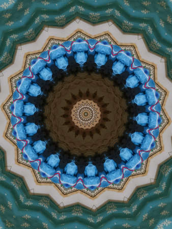A very beautiful colorful kaleidoscope
