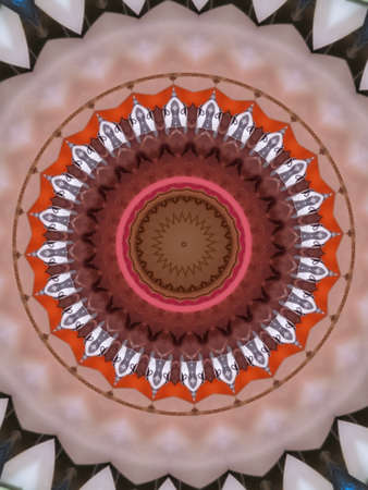 A very beautiful colorful kaleidoscopeの写真素材