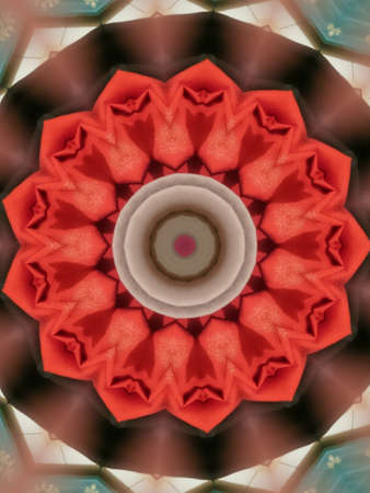 A very beautiful colorful kaleidoscope