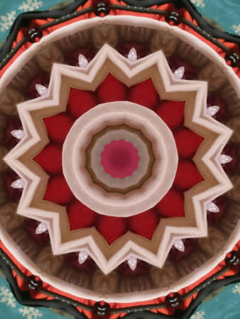 A very beautiful colorful kaleidoscope