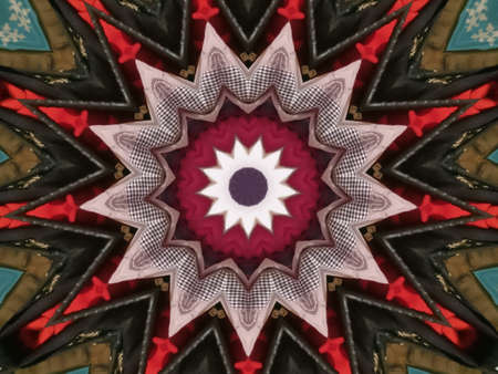 A very beautiful colorful kaleidoscope