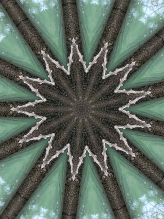 A very beautiful colorful kaleidoscope