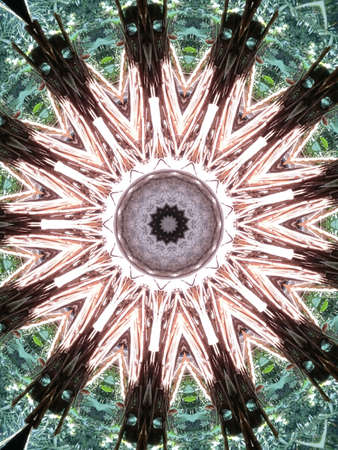 A very beautiful colorful kaleidoscopeの写真素材