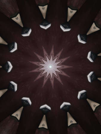 A very beautiful colorful kaleidoscope