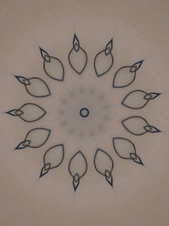 A very beautiful colorful kaleidoscope