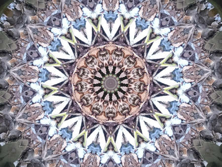 A very beautiful colorful kaleidoscopeの写真素材
