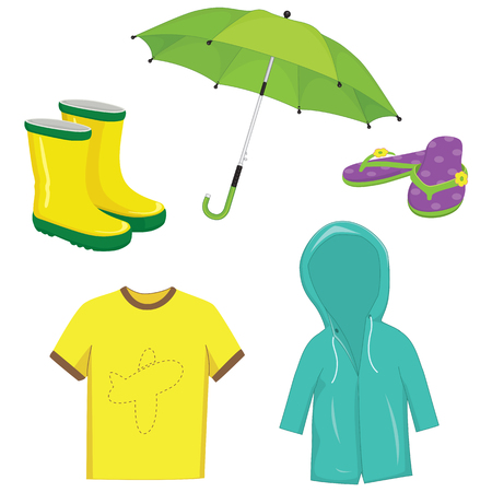 Vector Illustration Of Clothesのイラスト素材